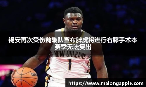 锡安再次受伤鹈鹕队宣布胖虎将进行右膝手术本赛季无法复出